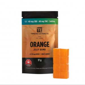 twisted extract orange CBD and THC