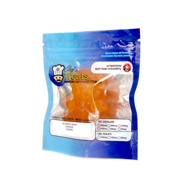 Chef's Treat - 1000mg Orange Space Bear Gummy