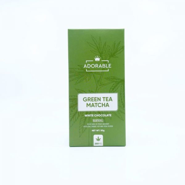 Adorable White Chocolate w/ Green Tea Matcha - 250mg THC
