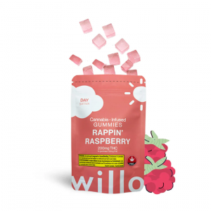 Willo 200mg THC Rappin' Raspberry (Day) Gummies