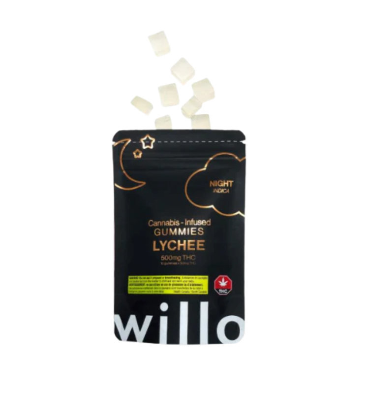 Willo 500mg THC Lychee (Night) Gummies