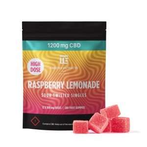 bhang-bhang Twisted Extract Raspberry Lemonade Sour Twisted Singles - 1200mg CBD